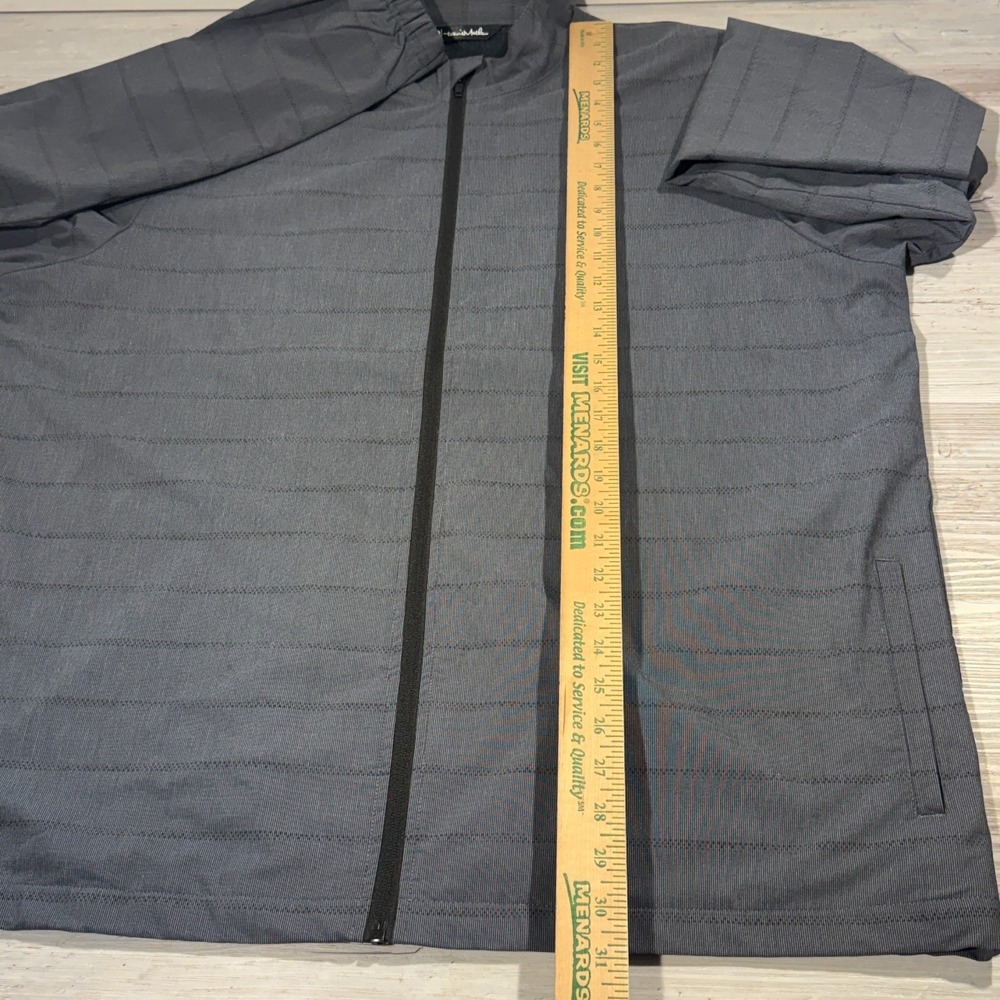 TRAVIS‎ MATHEW Golf Jacket Gray Mesh Lined Full Zip Performance SZ XXL - Picture 6 of 9